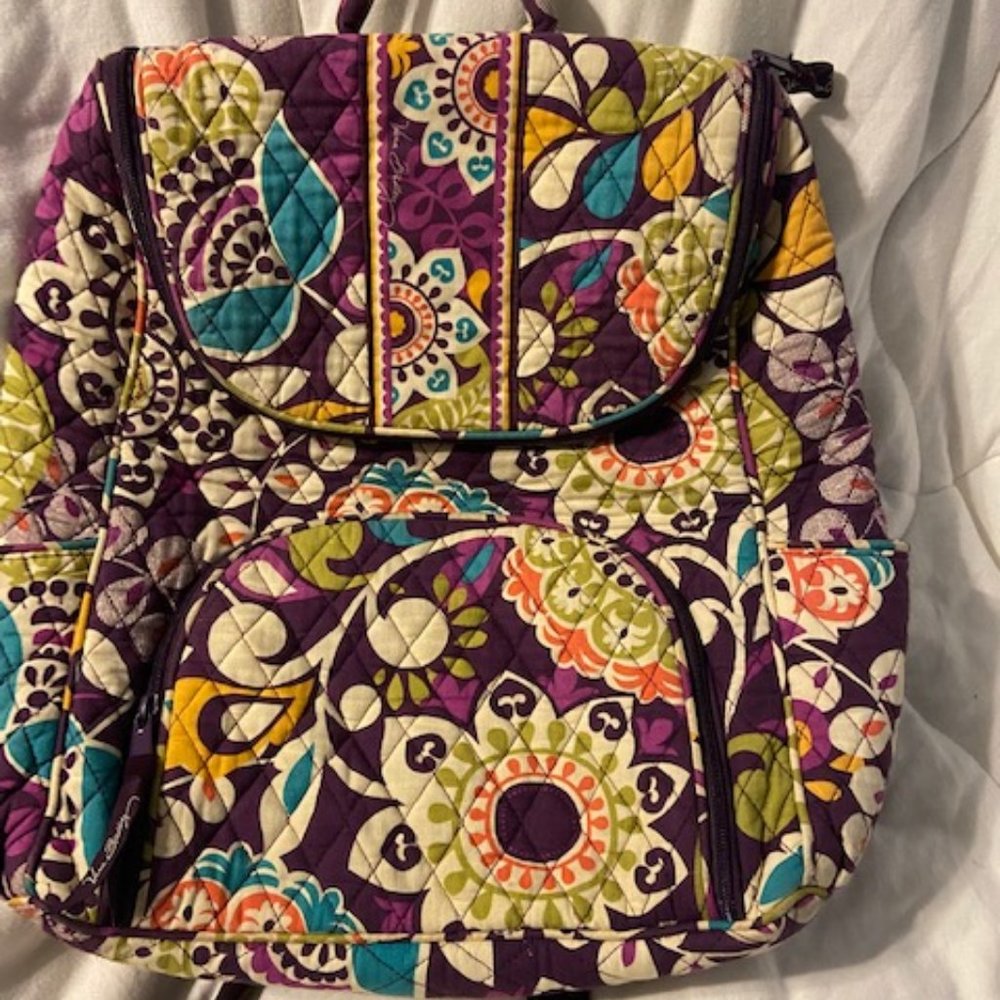 Vera Bradley Double Zip Book Bag